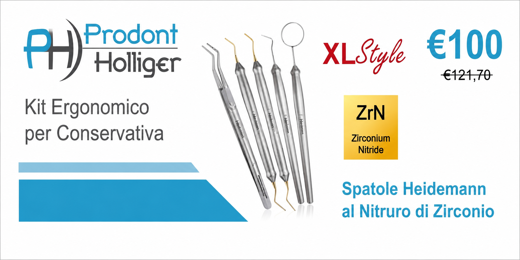 Prodont Holliger XL Style – Kit Ergonomico