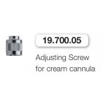 Vite di regolazione per Cream cannula. — Helmut Zepf