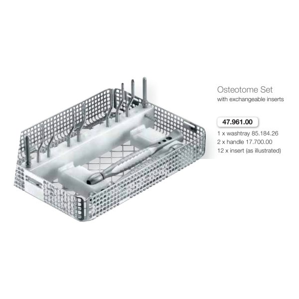 Set per osteotomia con inserti intercambiabili — Helmut Zepf