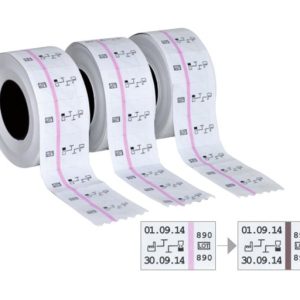 Rotolo etichette a 2 linee con indicatore di sterilizzazione, 3 pz. — Printex Medical