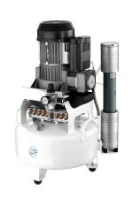Compressore a secco TEC1-24, 24lt, 69lt/min, filtro ster, per 1 riunito — Tecnomed Italia
