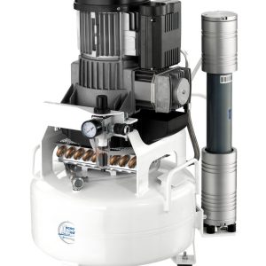Compressore a secco TEC1-24, 24lt, 69lt/min, filtro ster, per 1 riunito — Tecnomed Italia