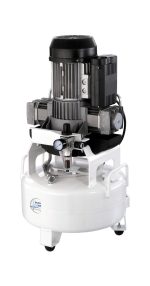 Compressore a secco TEC3-24SE, 24lt, 150lt/min, per 2 riuniti — Tecnomed Italia