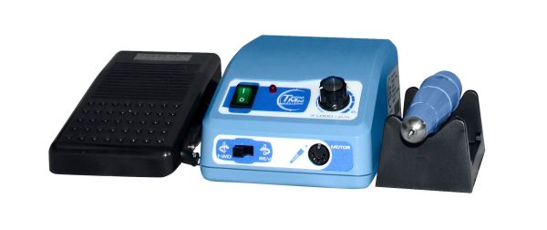 Micromotore da banco 35k g/m,manipolo a spazzole,controllo banco/pedale — Tecnomed Italia