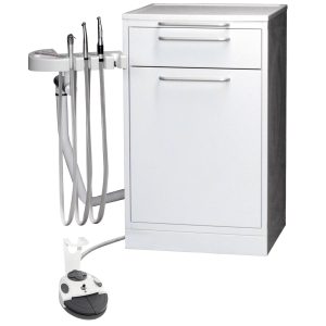 Carrello podologico Podomed 300 conf.standard sirin+2cordoni M4+compress — Tecnomed Italia