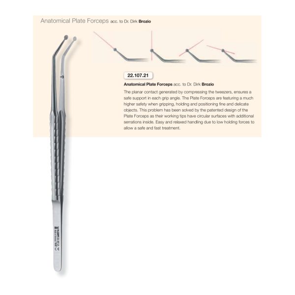 Pinzetta piatta anatomica — Helmut Zepf