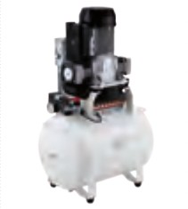Compressore a secco TEC3-50SE, 50lt, 150lt/min, per 2+1 riuniti — Tecnomed Italia