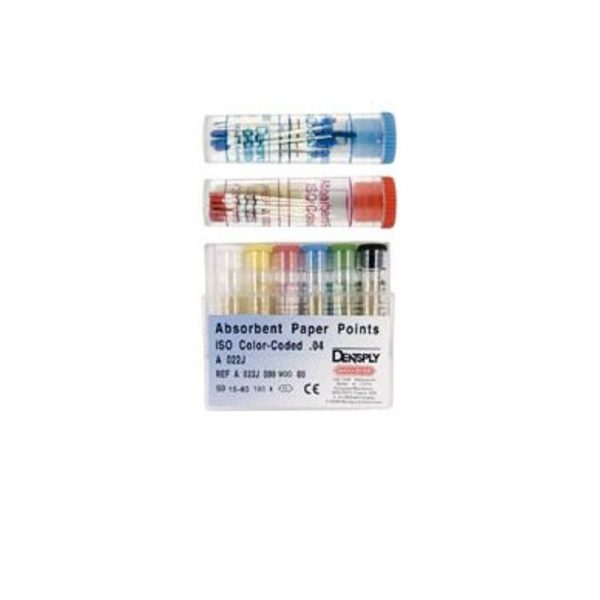Punte di carta, conicità .04 — Dentsply Maillefer