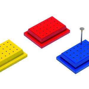 Portafrese LC-LG-LR, in alluminio verniciato, per 24 frese — Larident