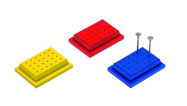 Portafrese LC-LG-LR, in alluminio verniciato, per 24 frese — Larident