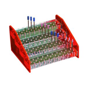 Portafrese a scala in plexiglass — Larident