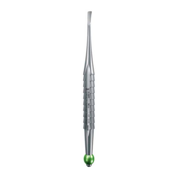 Lussatore per denti anteriori e arcata superiore, 4.5 mm, verde (X-Luxa-Tool 2) — Helmut Zepf
