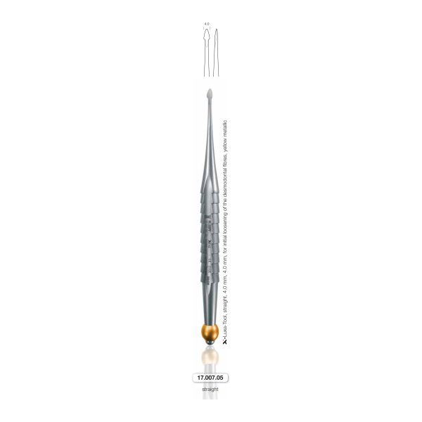 Desmotomo per mobilizzazione iniziale delle fibre desmodontali, 4.0 mm, giallo (X-Desmo-Tool 5) — Helmut Zepf
