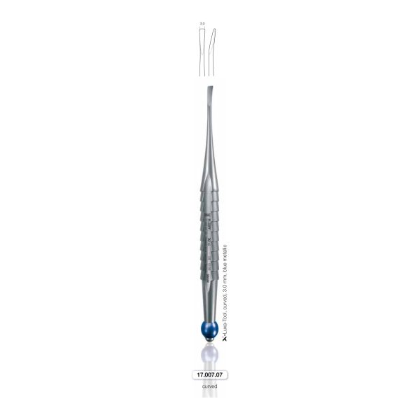 3.0 mm, ricurvo, blu (X-Luxa-Tool 7) — Helmut Zepf