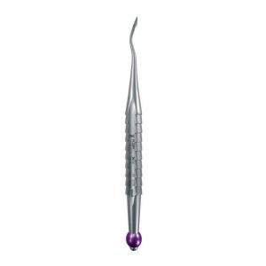 Sindesmotomo per accesso distale, 4.0 mm, ricurvo, viola (X-Syndesmotome 5) — Helmut Zepf