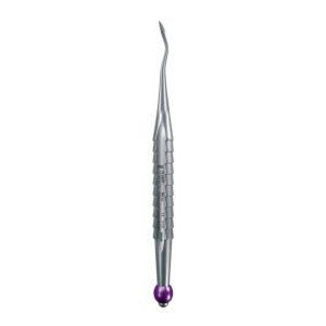 Sindesmotomo per accesso mesiale, 4.0 mm, ricurvo, viola (X-Syndesmotome 6) — Helmut Zepf