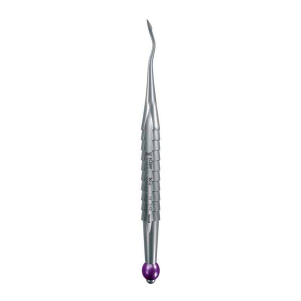 Sindesmotomo per accesso mesiale, 4.0 mm, ricurvo, viola (X-Syndesmotome 6) — Helmut Zepf