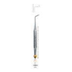 Sindesmotomo per lussazione linguale, 4.0 mm, curva sx, giallo (X-Syndesmotome 8) — Helmut Zepf