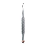 Desmotomo apicale per accesso a monconi radicolari, 3.0 mm, flessione mesiale, marrone (X-Apical-Desmotome 10) — Helmut Zepf