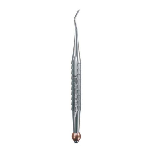 Desmotomo apicale per accesso a monconi radicolari, 3.0 mm, flessione mesiale, marrone (X-Apical-Desmotome 10) — Helmut Zepf