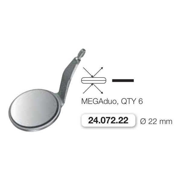 Specchietto MEGAduo Ø 22 mm, 6 pezzi — Helmut Zepf