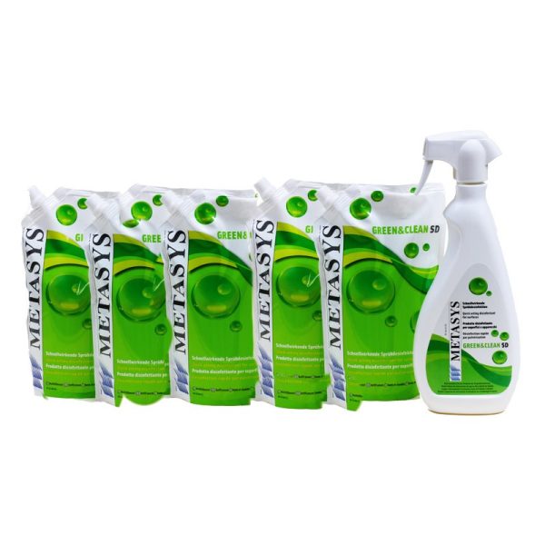 Green & Clean SD, Spruzzatore e 5 buste — Metasys
