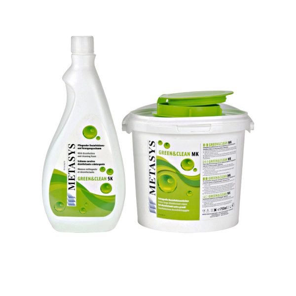 Green & Clean MK, Dispenser 70 salviette e Flacone SK — Metasys