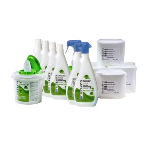 Green & Clean, Dispenser e Salviette e Flaconi — Metasys