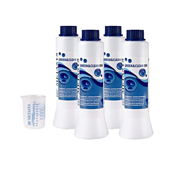 Green & Clean ID N Start, Disinfezione Strumenti: 4 flaconi 500ml + dosatore — Metasys
