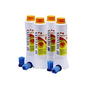 Green & Clean MB, 4 Flaconi e 4 Spazzole — Metasys