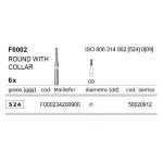 Frese F0002, Round with Collar, 6pz — Dentsply Maillefer