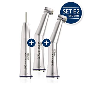 Promo: Manipolo diritto LE01 + 2 Contrangoli LE11 Eco Line con luce — MK-dent