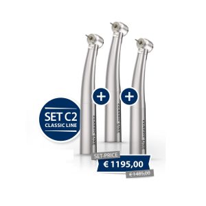 Set C2 Classic Line: Turbine ad alta velocità, testina standard o piccola, con illuminazione, per KaVo® — MK-dent