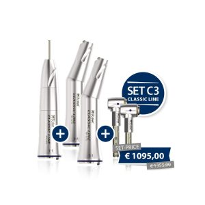 Set C3 Classic Line: Promo: Manipolo diritto LE01 + 2 Contrangoli LCH11 Classic Line con luce — MK-dent