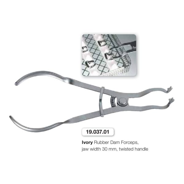 Ivory, Rubber Dam Forceps — Helmut Zepf