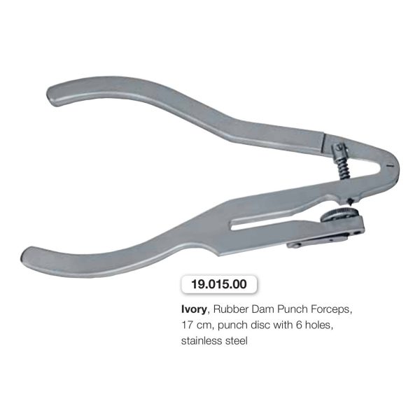 Ivory, Rubber Dam Punch Forceps — Helmut Zepf