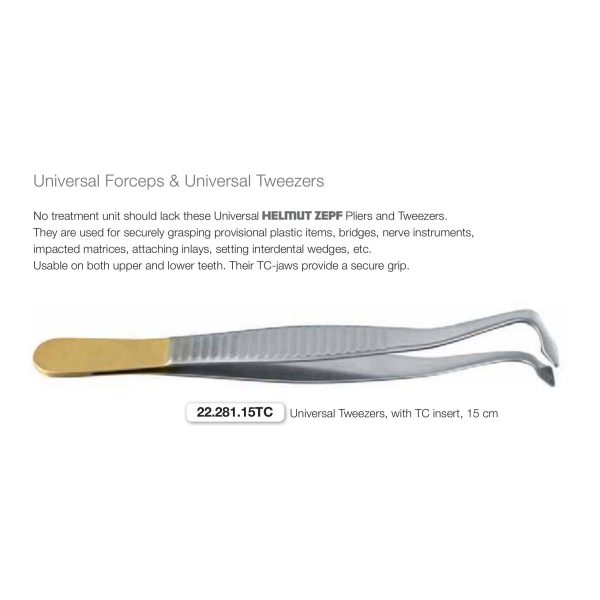 Universal tweezers — Helmut Zepf