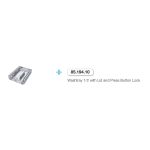 Washtray 1/2 with Lid and Press Button Lock — Helmut Zepf