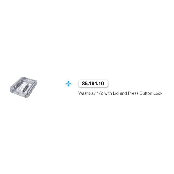 Washtray 1/2 with Lid and Press Button Lock — Helmut Zepf