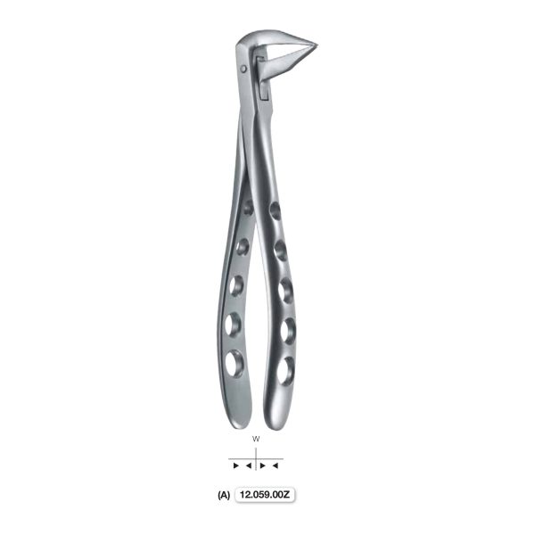 Pinza da estrazione speciale per radici e schegge, Xcision Design — Helmut Zepf