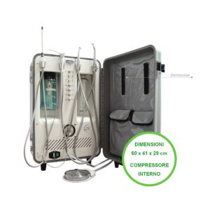 Riunito Dentale Veterinario Portatile Dentacase, compressore interno — Tecnomed Italia
