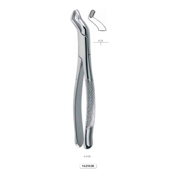 Pinze da estrazione n.210S, giudizio superiori, american pattern — Helmut Zepf