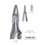 Pinza da estrazione pedodontica n.29, incisivi superiori — Helmut Zepf