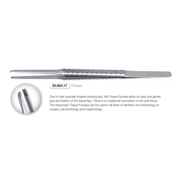 Pinzetta chirurgiche atraumatiche 17.5 mm — Helmut Zepf
