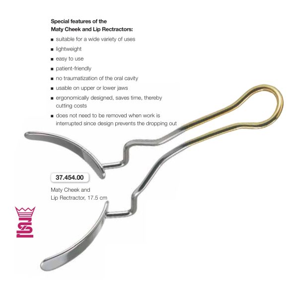 Retrattore guancia e labbro, 17.5 cm — Helmut Zepf